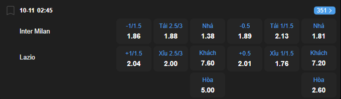Tỷ lệ kèo Inter Milan vs Lazio nhan-dinh-soi-keo-inter-milan-vs-lazio-luc-02h45-ngay-10-11-2025-2